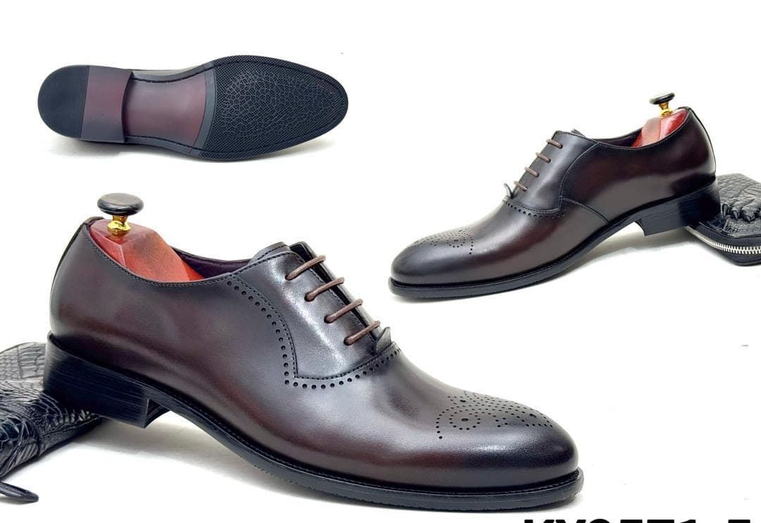 brown leather oxford shoes