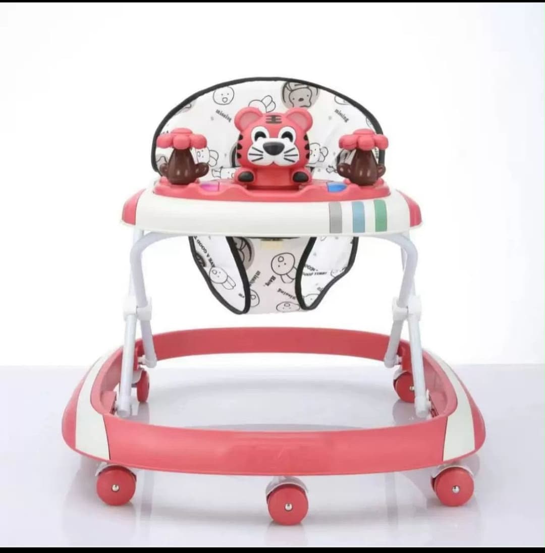 baby walker features a toy tray